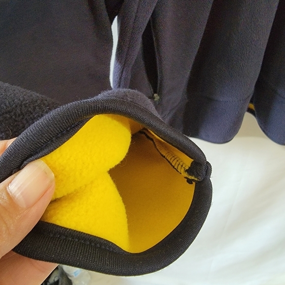 DEVON & JONES Men's Pullover Swearshirt 2XL Fleece Navy Full-Zip Pocket Collar - Picture 5 of 10